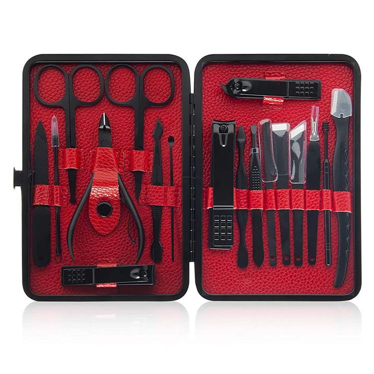 Set manicure professionale per unghie in acciaio inossidabile 18PCS