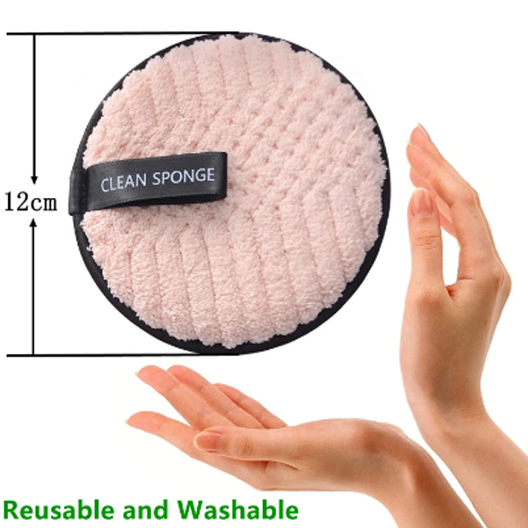 2024 Nuovi pad di sponge per la pulizia del trucco in microfibra