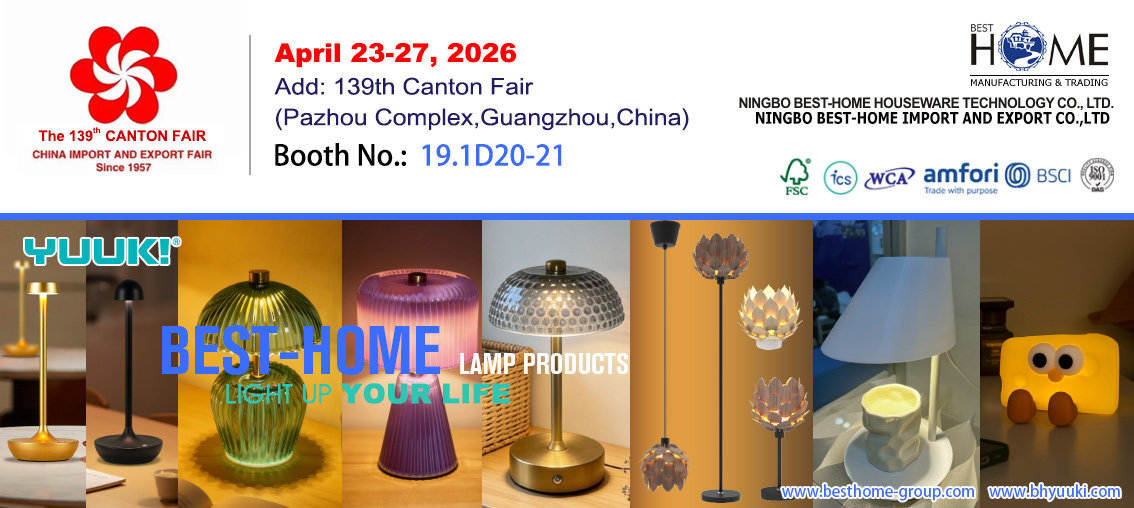 Fiera di Canton - Lampade da tavolo