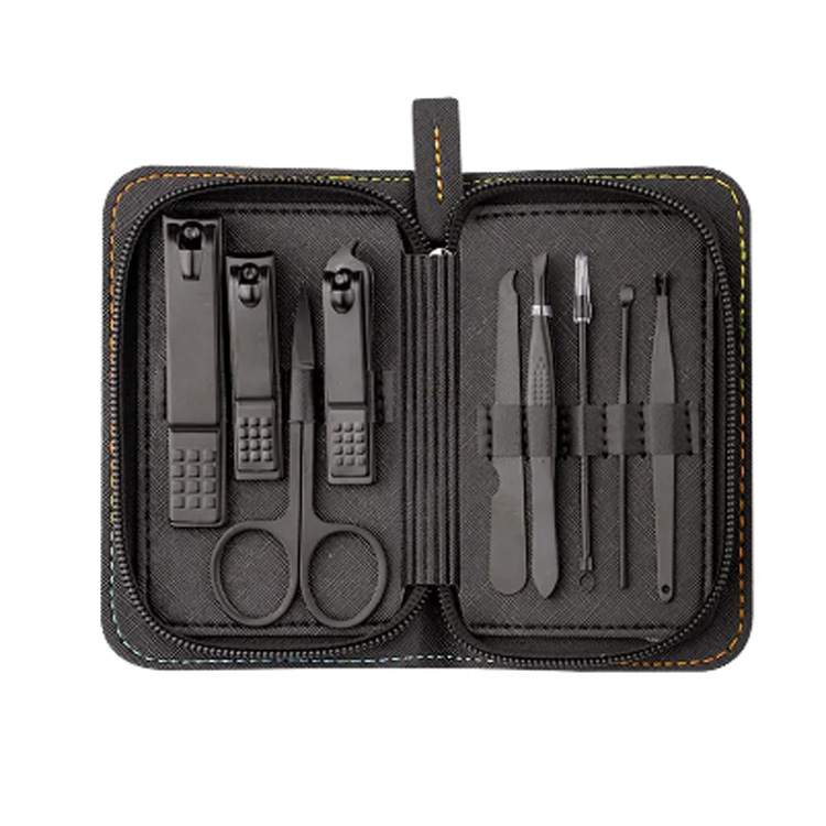 9 pezzi set di pedicure kit di viaggio per la cura personale set di manicure