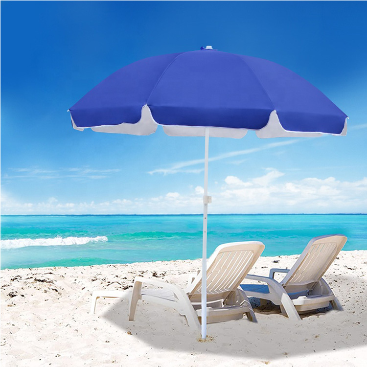 Ombrellone da spiaggia portatile da giardino pieghevole antivento