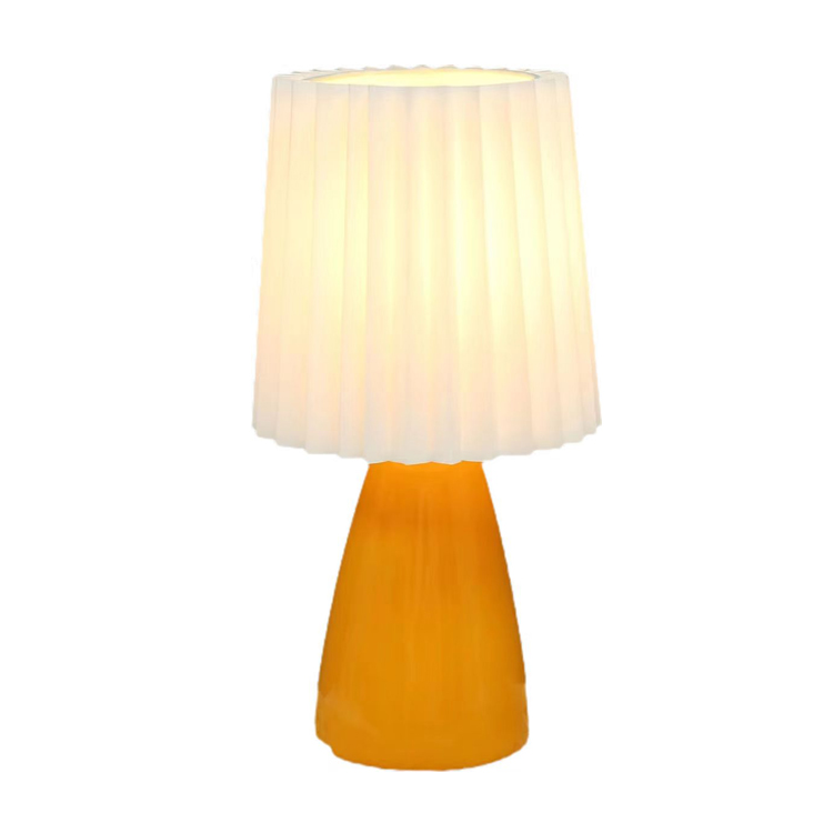 Decorazione della camera da letto Lampada da scrivania moderna in vetro USB Light Mood