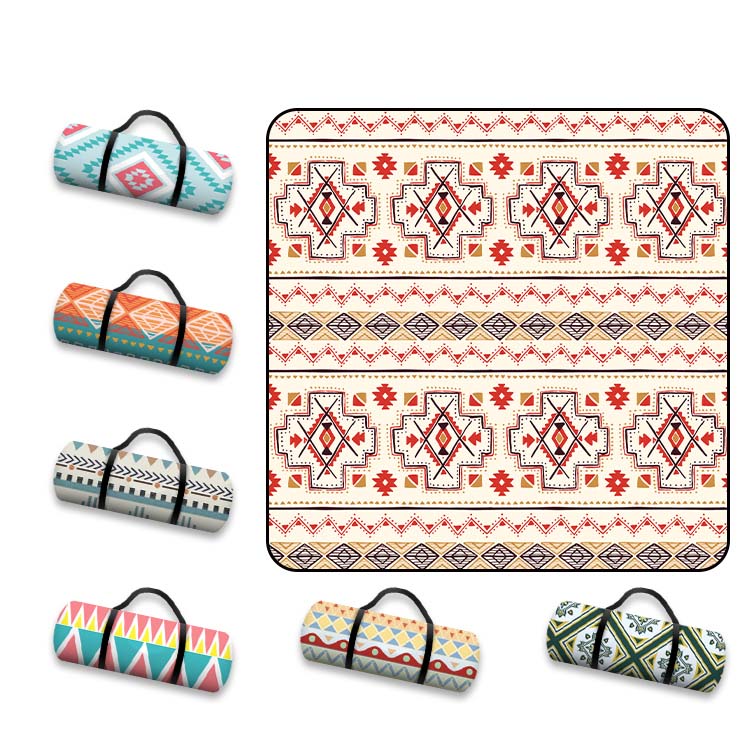 Tappetino da spiaggia di sabbia da campeggio da viaggio all'aperto ODM portatile coperta