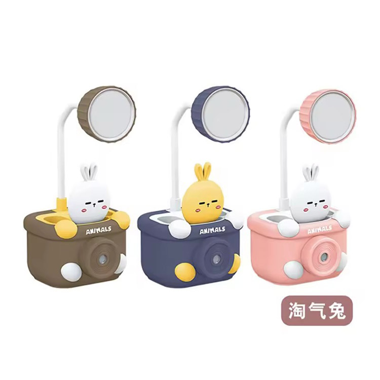 Lampada da tavolo portapenne ricaricabile dal design adorabile