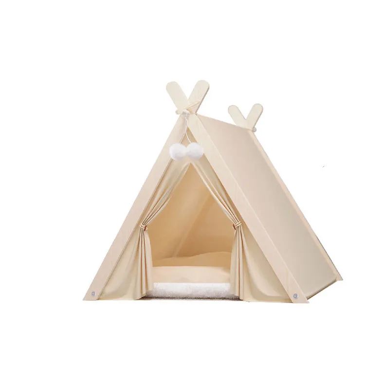 Comodi mobili per animali domestici casa tenda tepee portatile