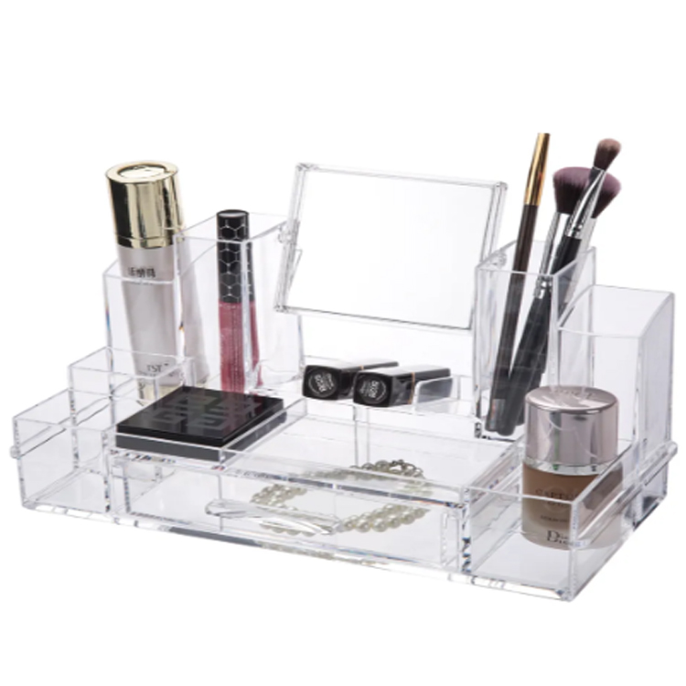 Cosmetics Plastic Rossetti Brush Makeup Organizer