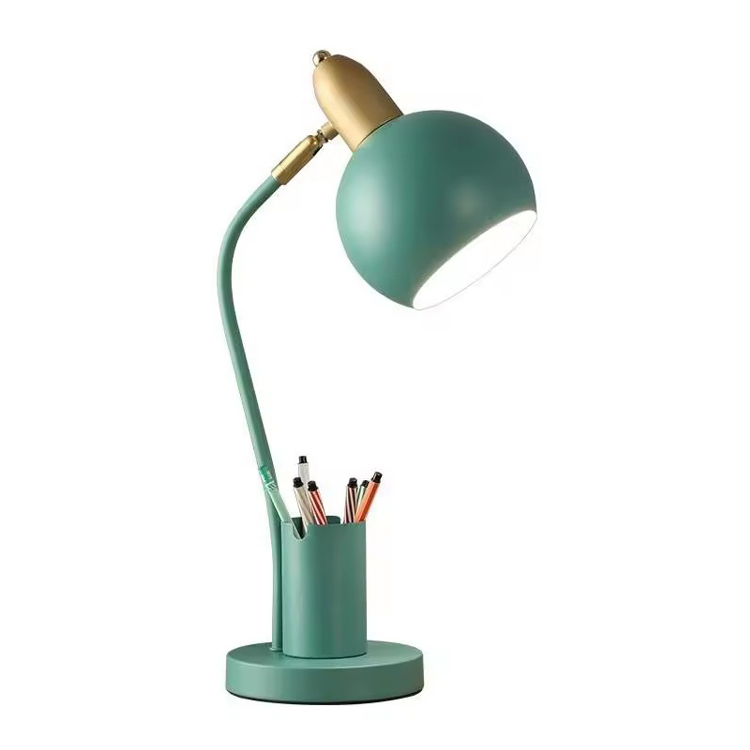 Lampada da tavolo da lettura per studio interno portatile per la casa creativa dell'hotel