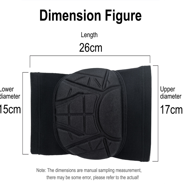 Ginocchiere anticollisione in spugna addensata con logo personalizzato