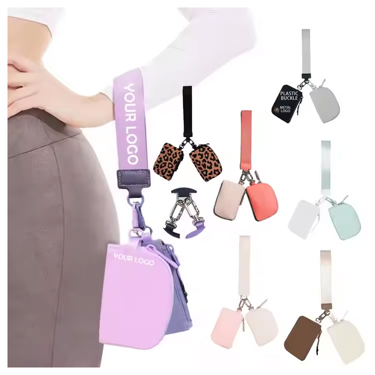 Dualbag a doppia busta, polso, canta doppia, busta portachiavi