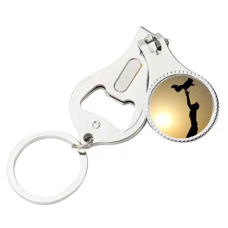 Portachiavi pieghevole apri dita dei piedi, portachiavi, forbici per unghie