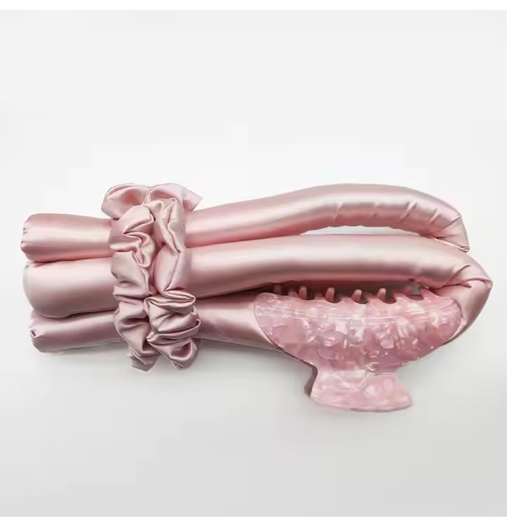 Set di scricchioli per la fascia per la rullo di seta del bigodino per capelli