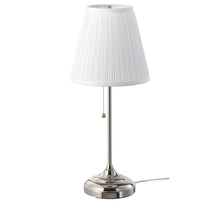 Lampada da scrivania regolabile in metallo per interni, camera da letto, notte, oro argento