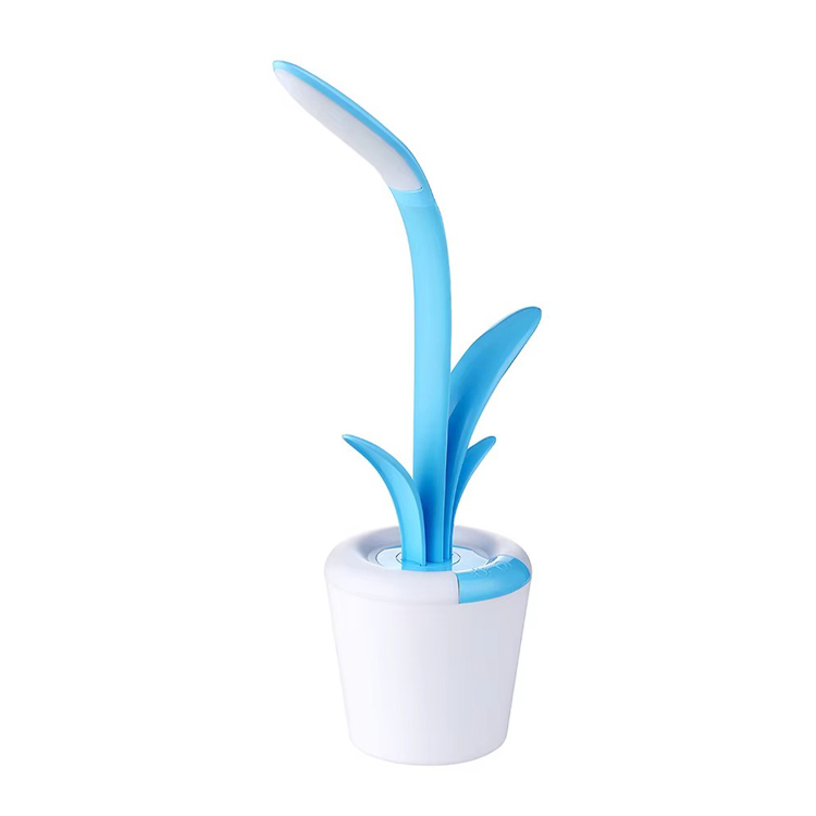 Lampade da scrivania moderne per bambini a 3 colori con ricarica senza fili USB per interni