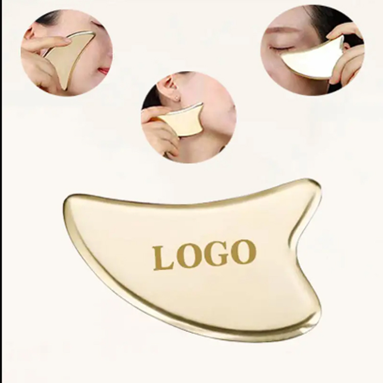 Giade Massager Massager a forma di cuore a forma di massaggio Gua sha