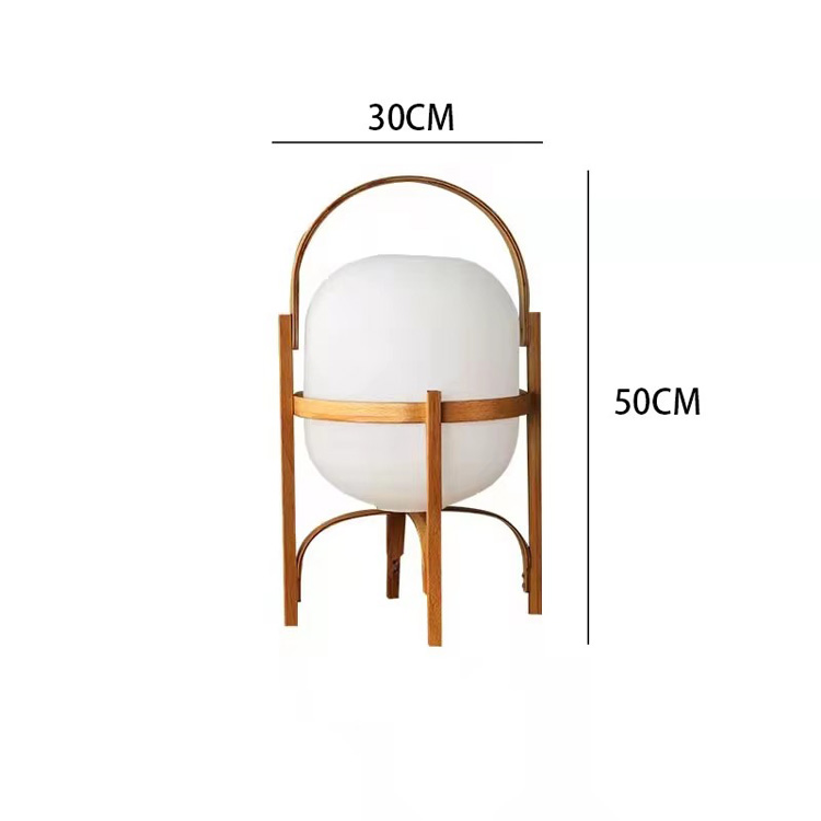 Lampade da tavolo da studio sul comodino in stile artistico semplice in stile giapponese