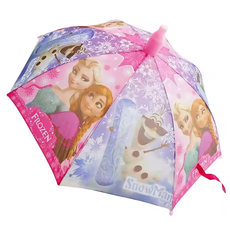 Kids Umbrella Pongee Anti Drip Cartoon in acciaio in plastica in plastica