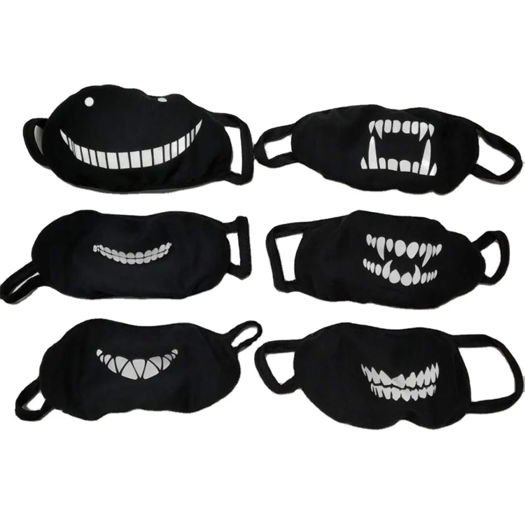 Denti vampiri luminosi divertenti zanne di Halloween cover