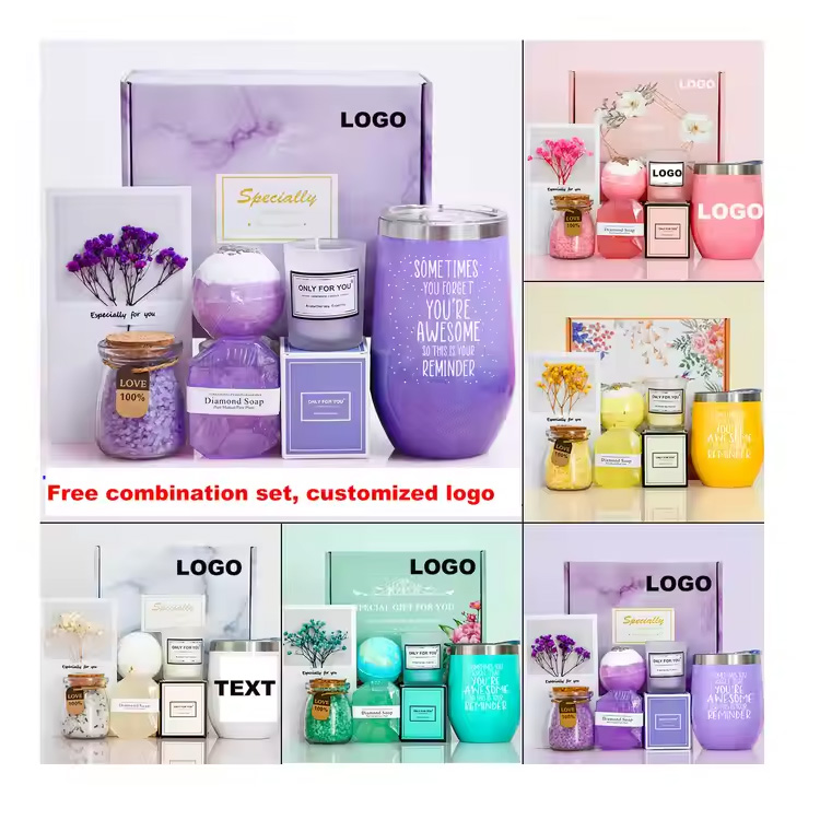 Set di regali personalizzati Lunaire. Regali per la festa della mamma. Regali di nozze