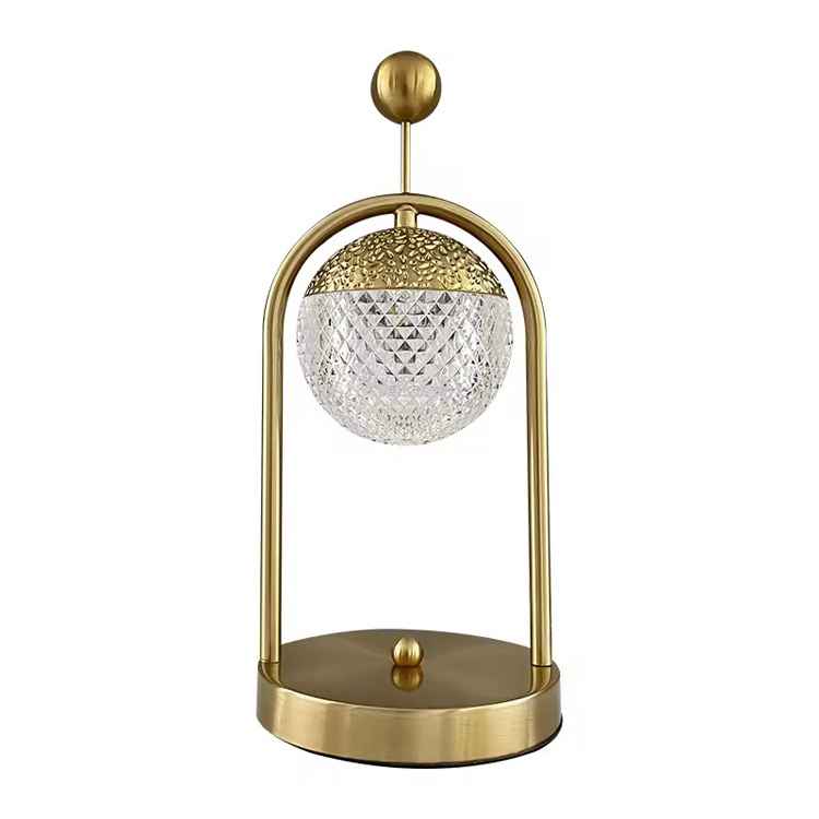 Lampade da tavolo in cristallo per hotel di lusso per la decorazione della casa