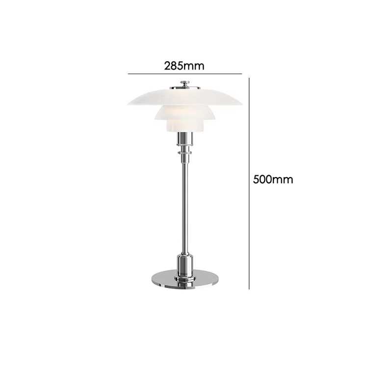 Lampada da lettura in metallo Lampada da scrivania bianca di lusso moderna personalizzata