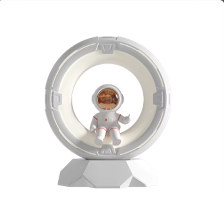 Lampada da scrivania decorativa moderna e creativa ricaricabile per astronauta