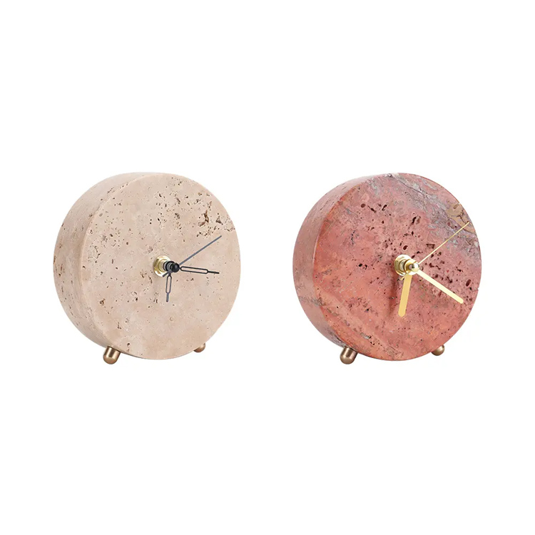 Orologio in marmo moderno semplice per la casa creativa