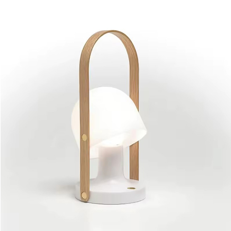 Lampada da scrivania pieghevole da comodino senza fili USB per esterni in stile moderno