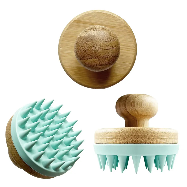 Nuovo pennello shampoo in silicone Caspa per pulizia del cuoio capelluto