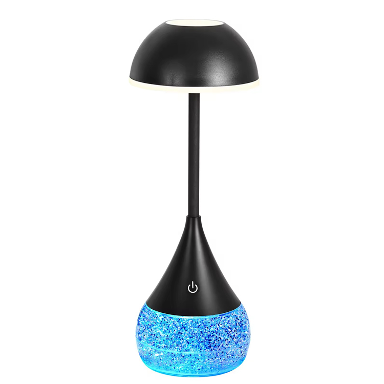 Lampada da scrivania a liquido a colori con dimmer touch moderno dal design moderno