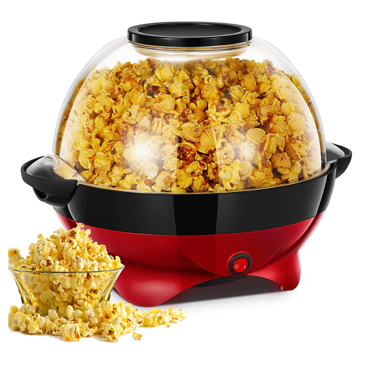 Mini macchina per la produzione di popcorn elettrica domestica antiaderente