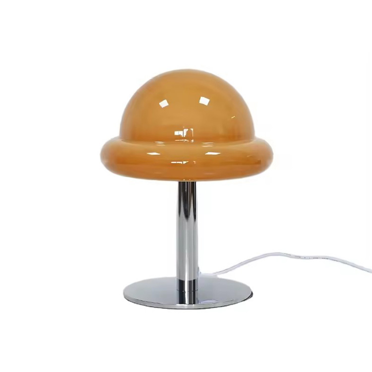 Lampada da tavolo lecca-lecca in vetro con atmosfera dal design in stile nordico