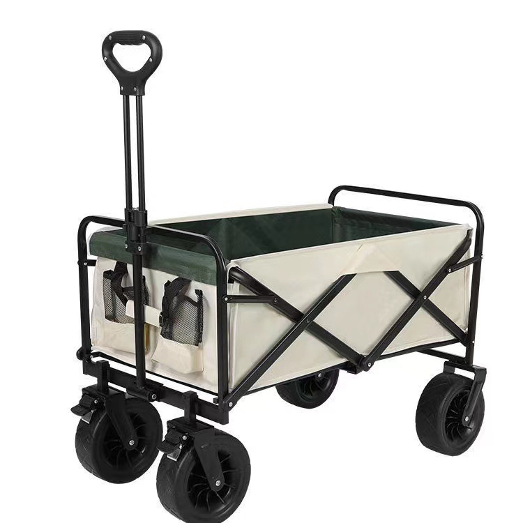 Rimorchio da campeggio fuoristrada pieghevole portatile 4x4 con design a goccia