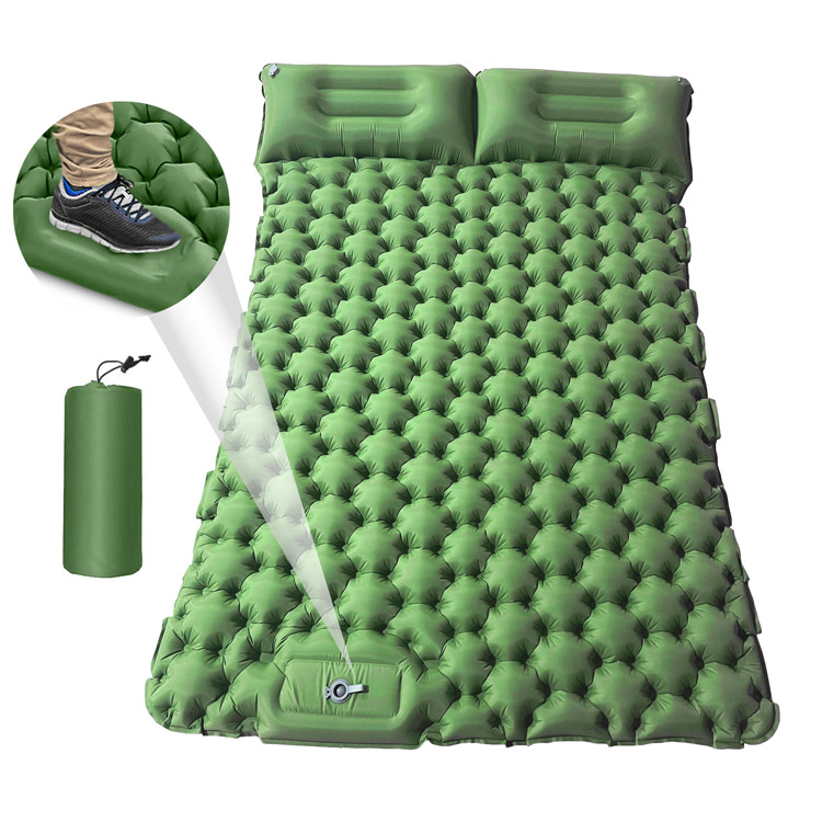 Materasso da campeggio doppio portatile da esterno con spessore 10 cm