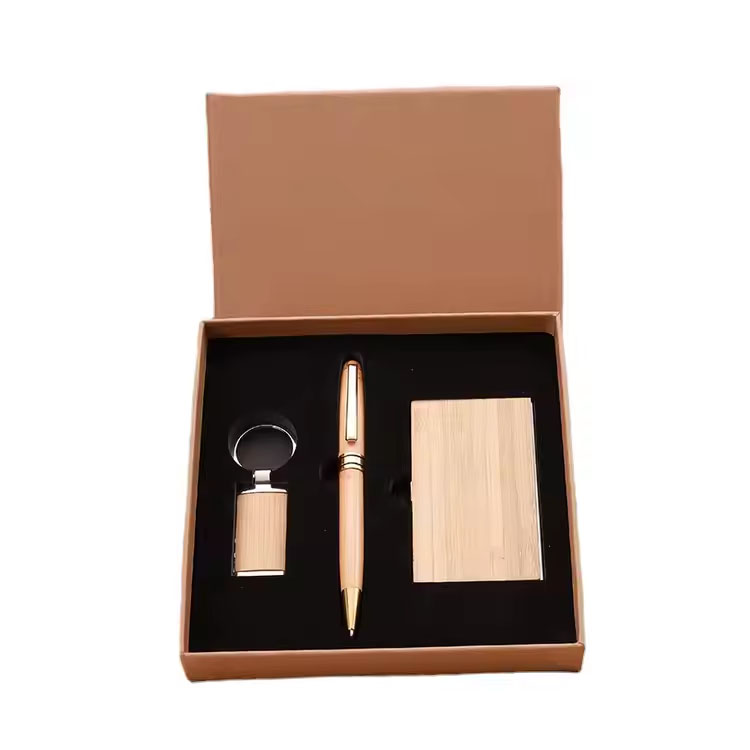 Set regalo di legno promozionale per dipendenti esecutivi