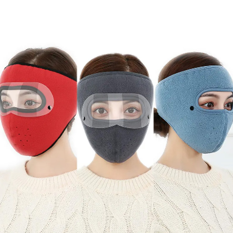 Maschera per ciclismo per la resistenza fredda calda in pile polare
