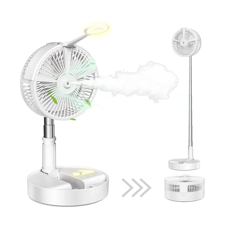 Ventilatore ricaricabile a torre oscillante telescopica portatile