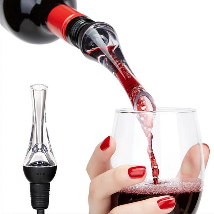 Aeratore per vino con beccuccio di aerazione premium con tappo