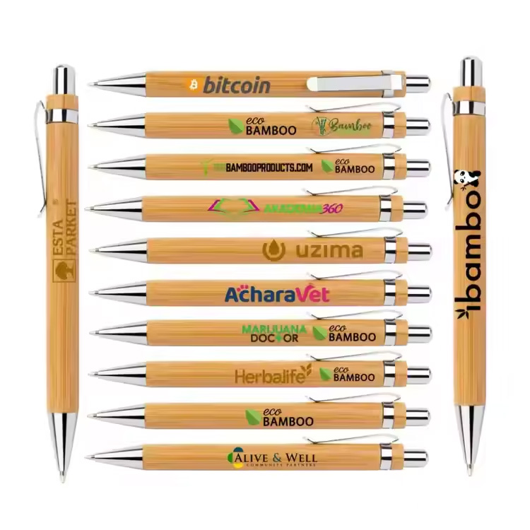 Regalo promozionale Eco Pen a basso prezzo Promozione Penna di bambù