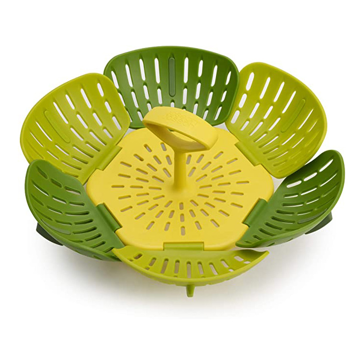 Cestello per cottura a vapore per verdure Bloom pieghevole in silicone