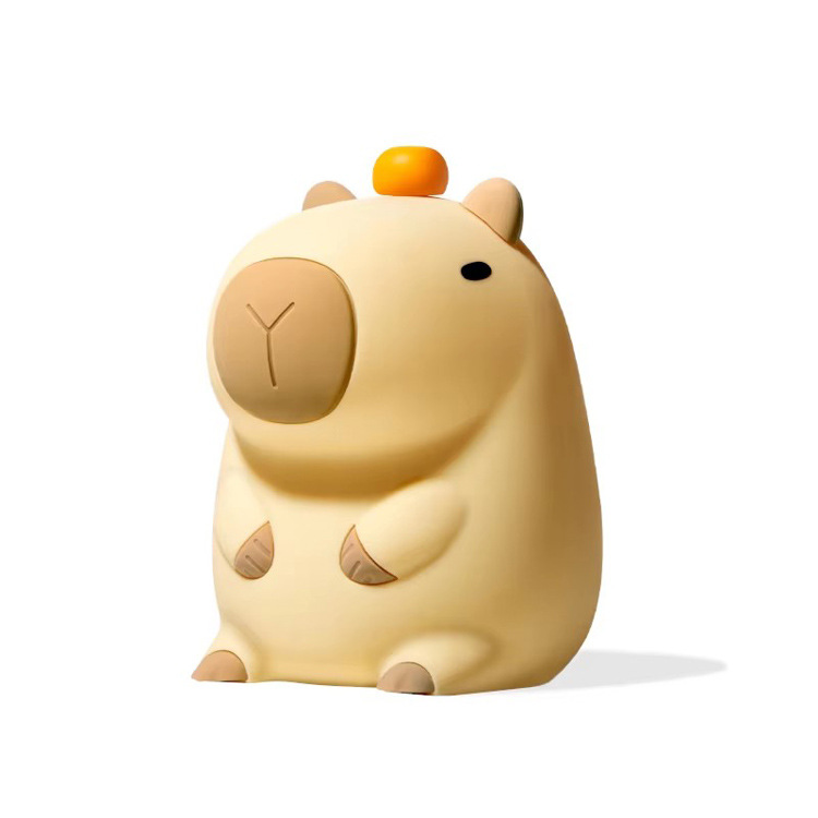 Lampada da tavolo Capybara a LED ricaricabile con luce notturna in silicone