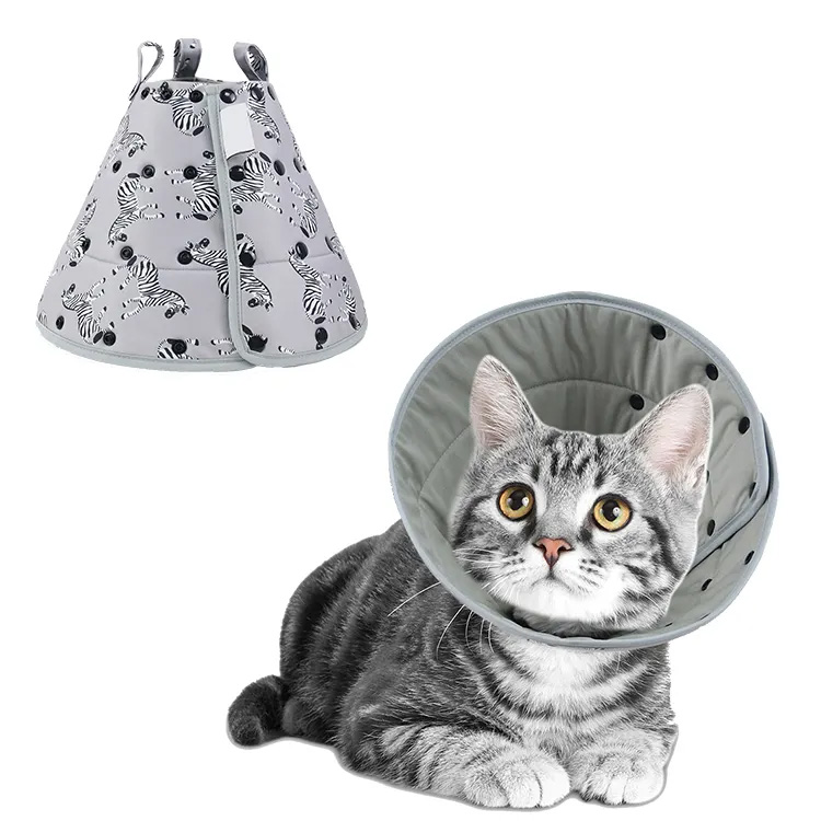 Collar con cono per cani da compagnia per animali domestici di recupero morbido