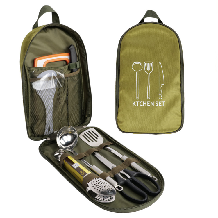 SOLO WILD Set da cucina completo da campeggio per esterni portatile