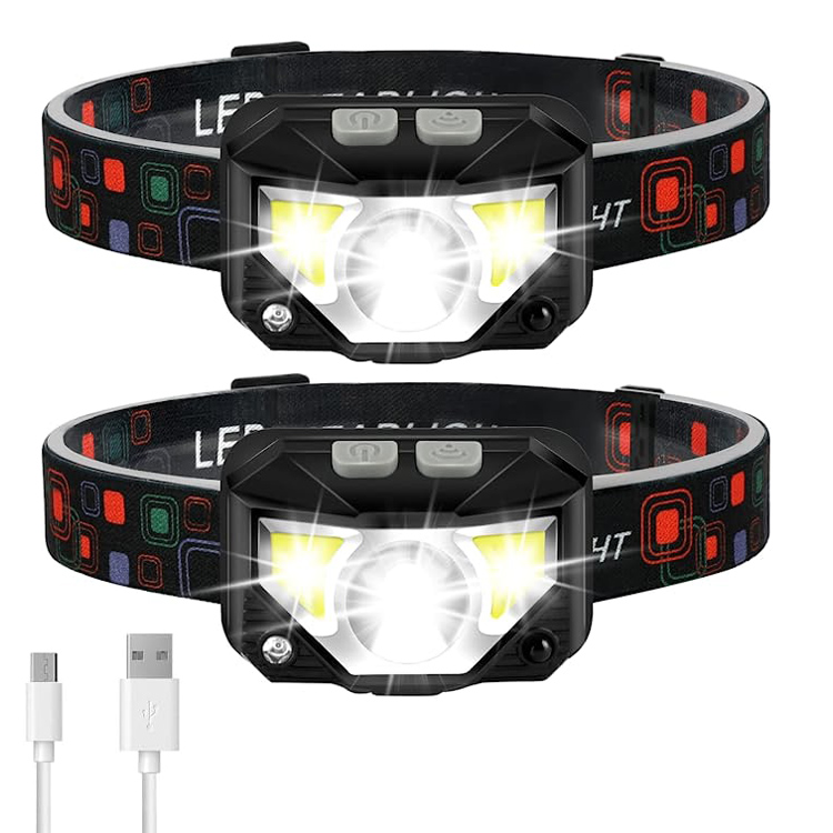 Sensore di movimento impermeabile Faro ricaricabile a LED ultraleggero